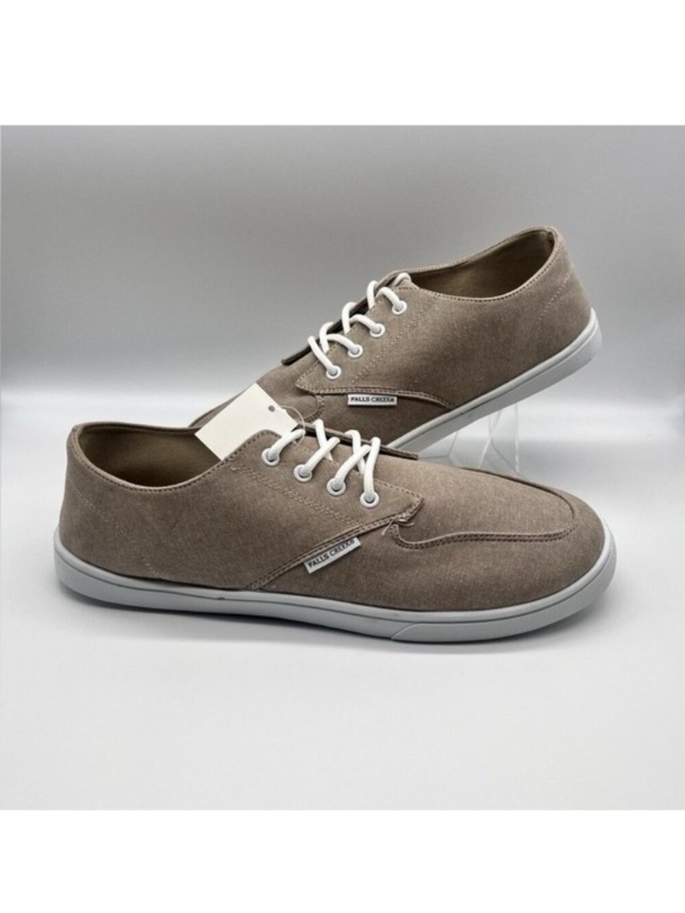 Falls Creek | Men's Dune Beige Canvas Casual Shoes | Size 12M